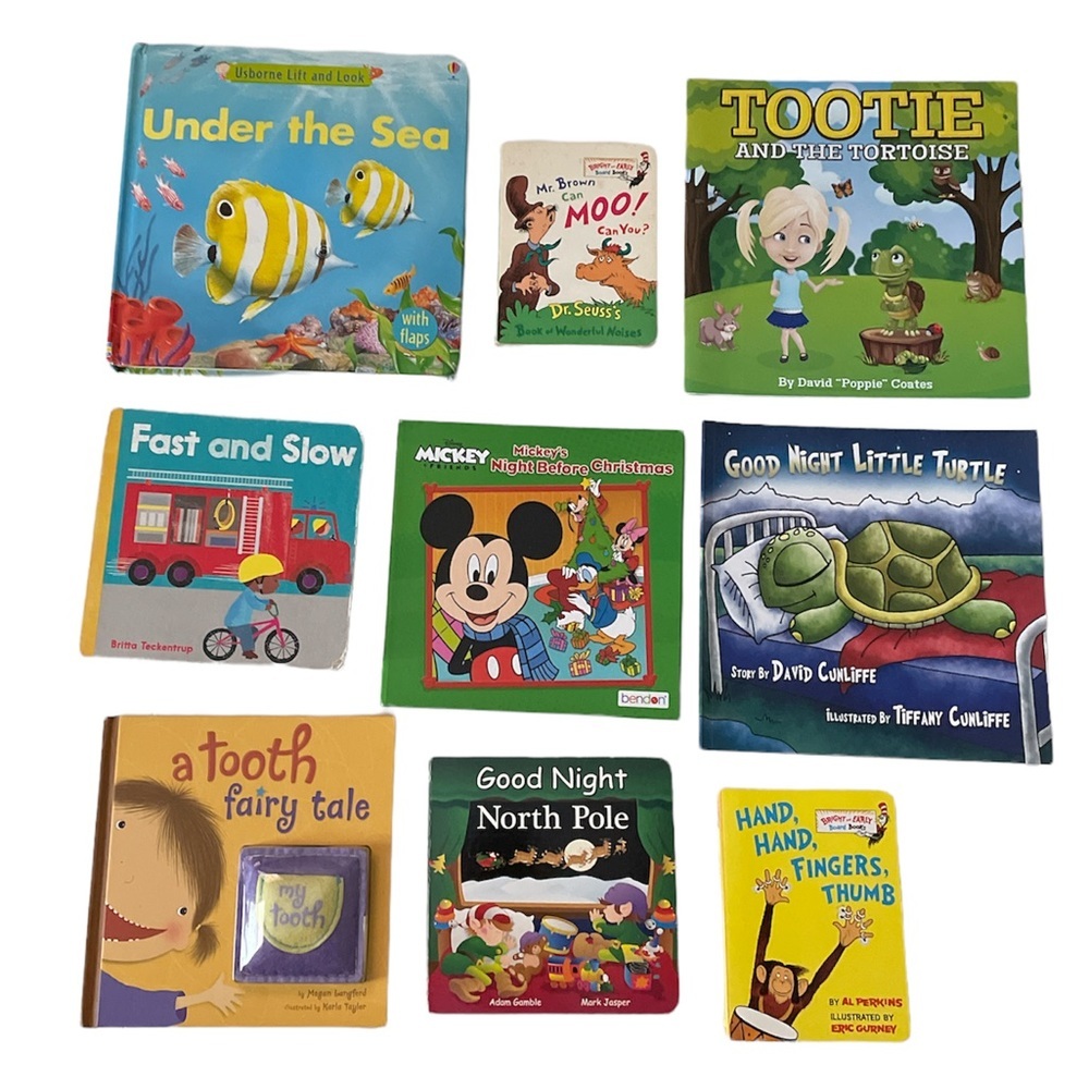 Lot of 9 Baby/ Kids Story And Educational Books